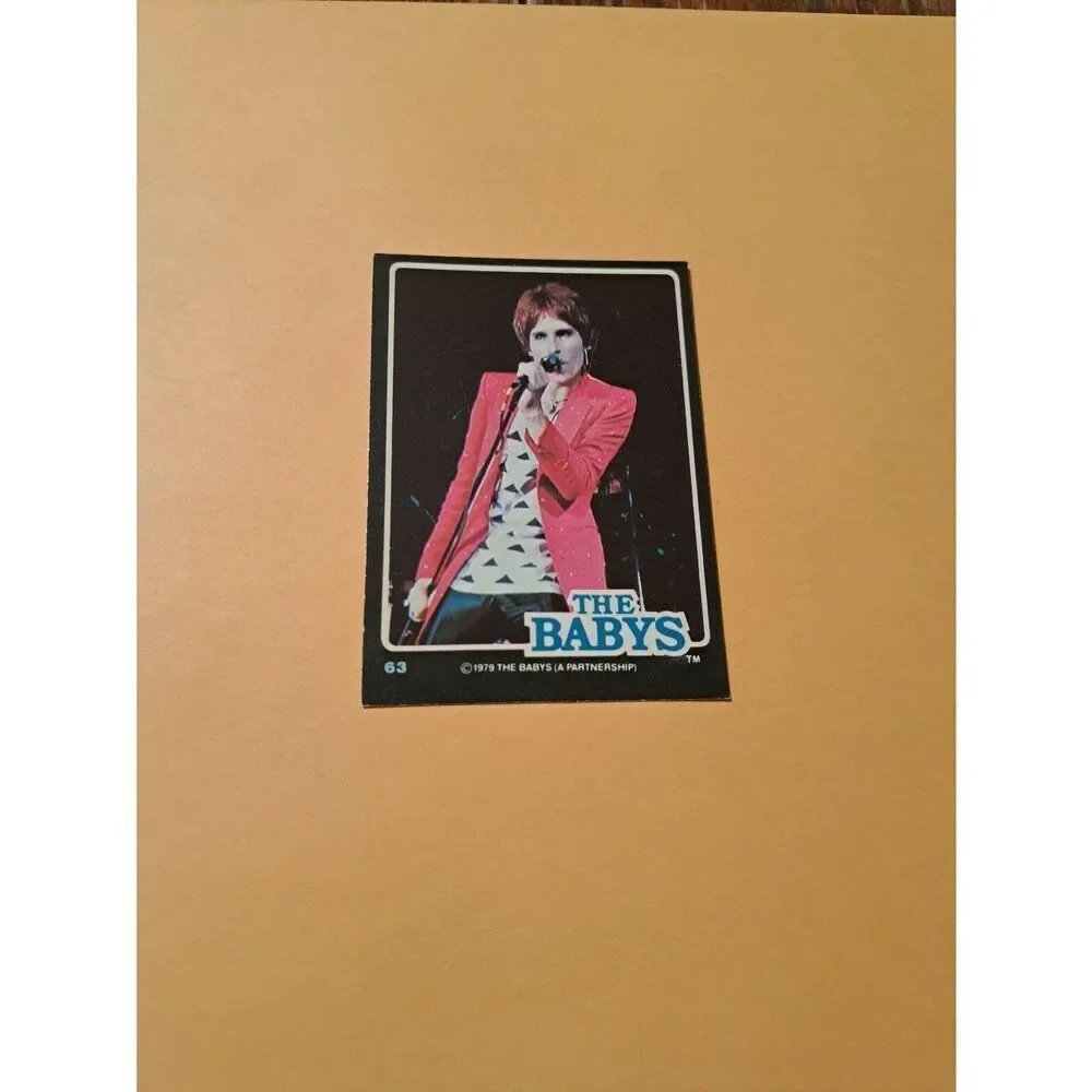 Vintage 1979 The Babys Trading Card #63 London Rock Band Collectible